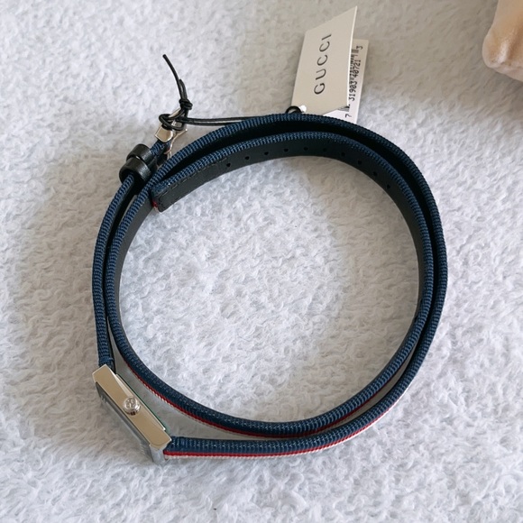 Authentic Gucci G-Frame Multicolored Dial Quartz Nylon Women's Watch - Picture 4 of 16